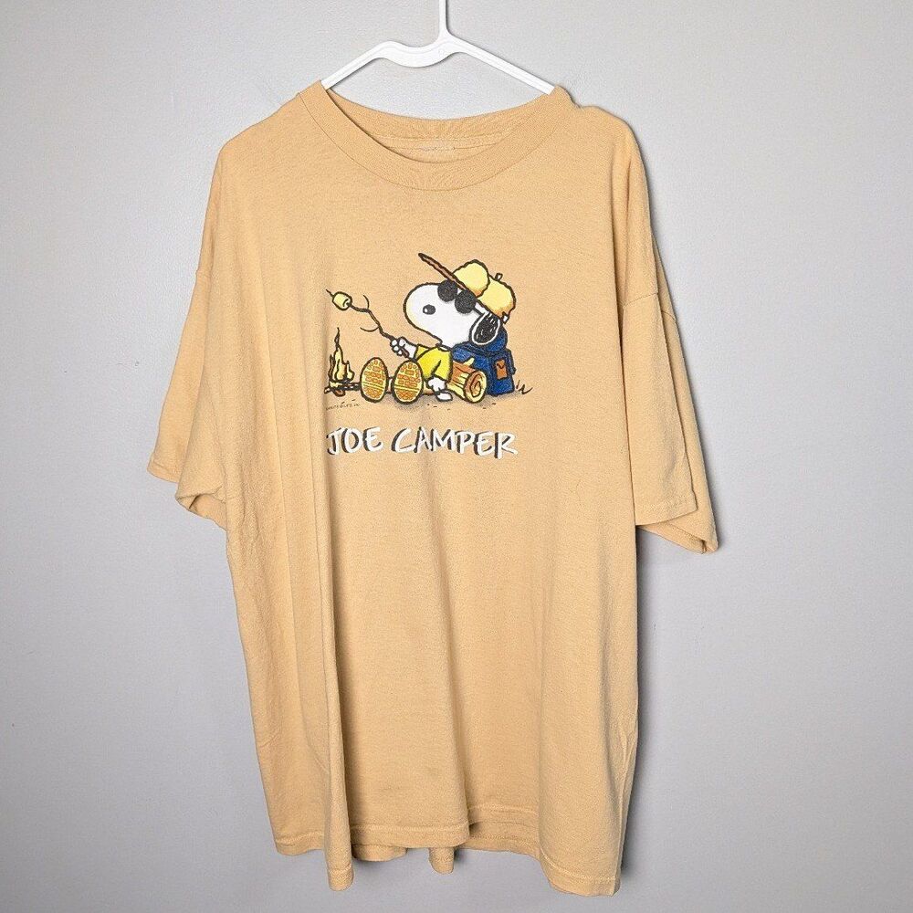 Vintage 90s Snoopy "Joe Camper" Double Sided T-Shirt